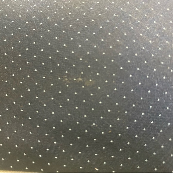 Puritan Tie Clip On Mens 20” Long Blue White Pin Dots Necktie - Picture 4 of 5